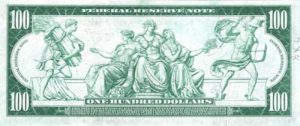 100 долларов США образца 1914 года