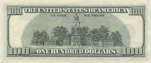 100 долларов США образца 1996 года