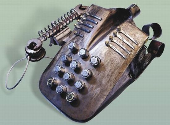 Steampunk desk phone 2