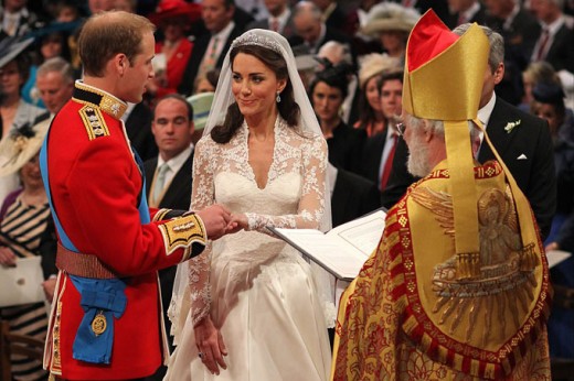 Бракосочетание принца Уильяма и Кейт Миддлтон