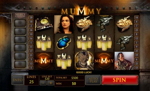 Играть бесплатно и без смс в игровые автоматы The Mummy от Playtech!