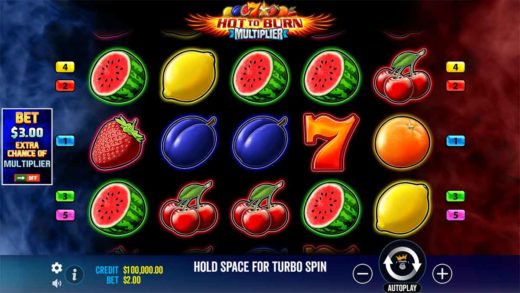 Hot to Burn Multiplier от Pragmatic Play 