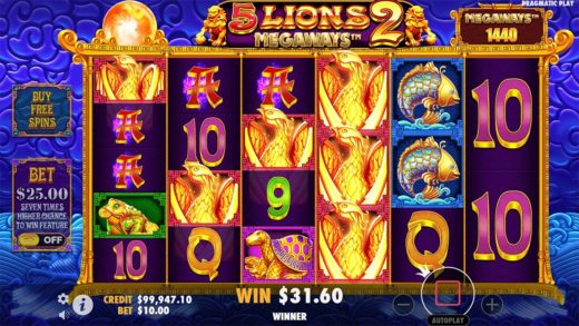 Как выиграть по-крупному с 5 Lions Megaways 2 от Pragmatic Play