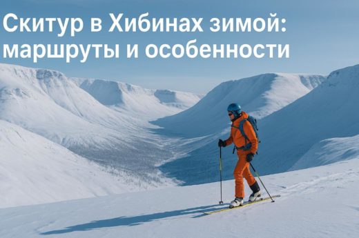 Скитур в Хибинах зимой: маршруты и особенности