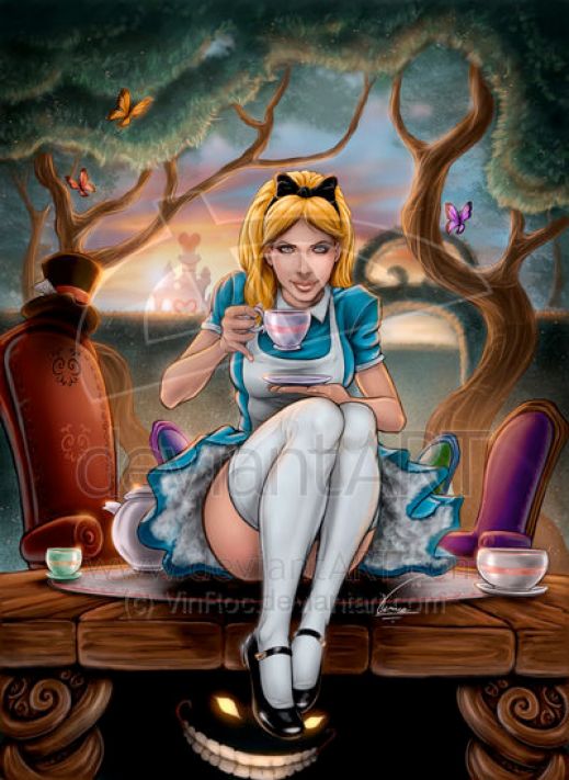 Алиса в стране чудес, глазами интернет