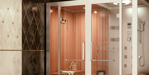 У интернет-магазина «Новая покупка» появились в наличии душевые кабины Frank