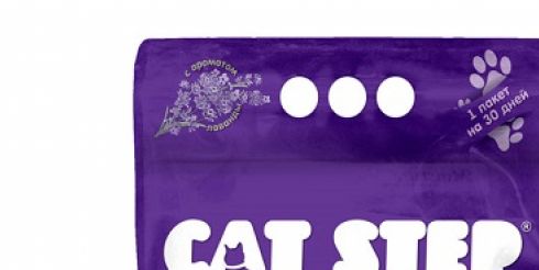 «АММА» презентует новый наполнитель «Лаванда» линейки CAT STEP™