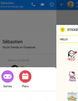 Stickeroid стал доступен в блог-платформе Hype и части пользователей Facebook Messenger