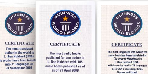 Л. Рон Хаббард. От уникальных открытий в области человеческого разума к мировым рекордам «Книги Гиннесса»