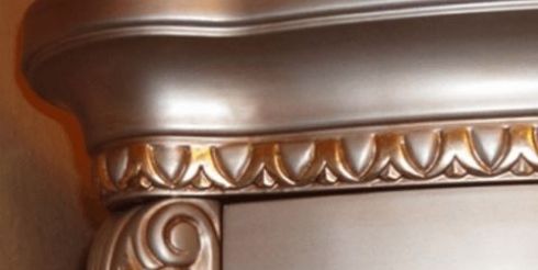 Как обновить старую мебель с помощью молдингов