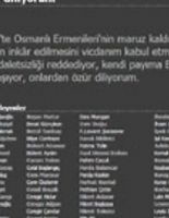 В Турции подписываются под извинением перед армянами