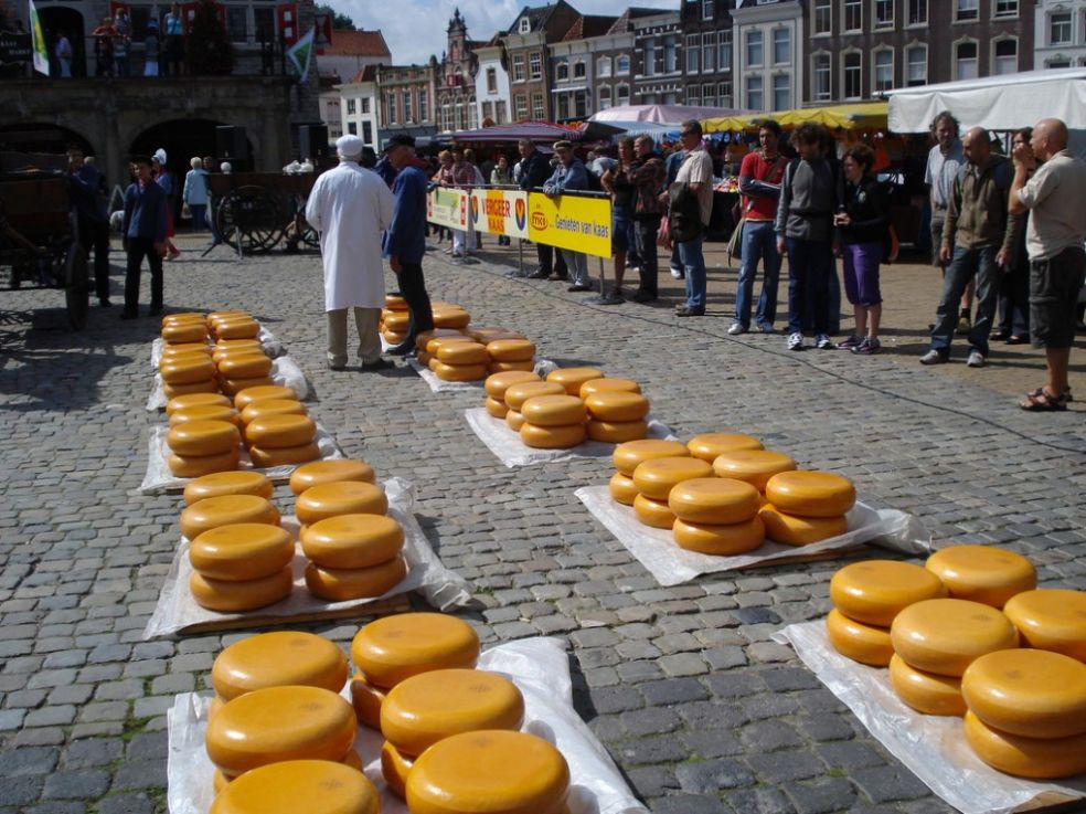 Сырный рынок в Гауде