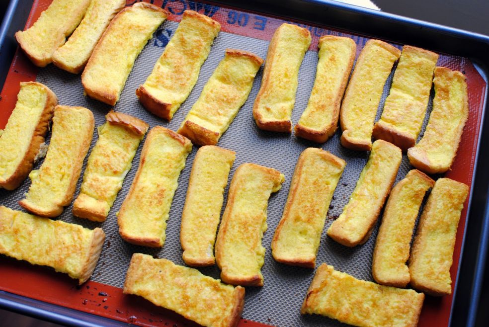 Французские тосты с сиропом фото-рецепт
