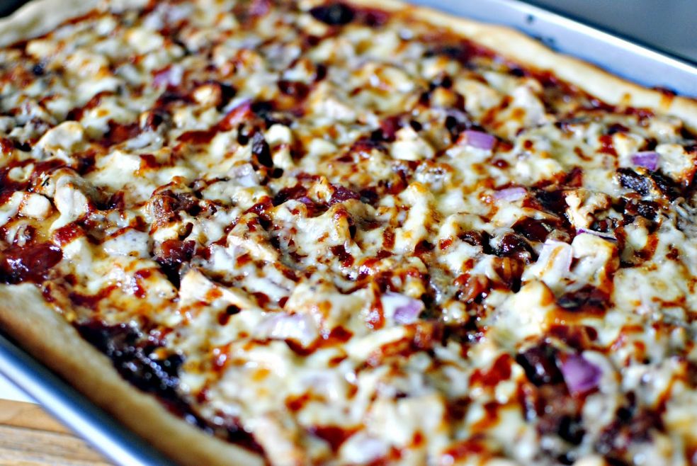 Пицца с фазаном на гриле фото-рецепт
